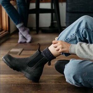 NEW Blundstone 1630 High Top Chelsea Boots Rustic Black Size 10